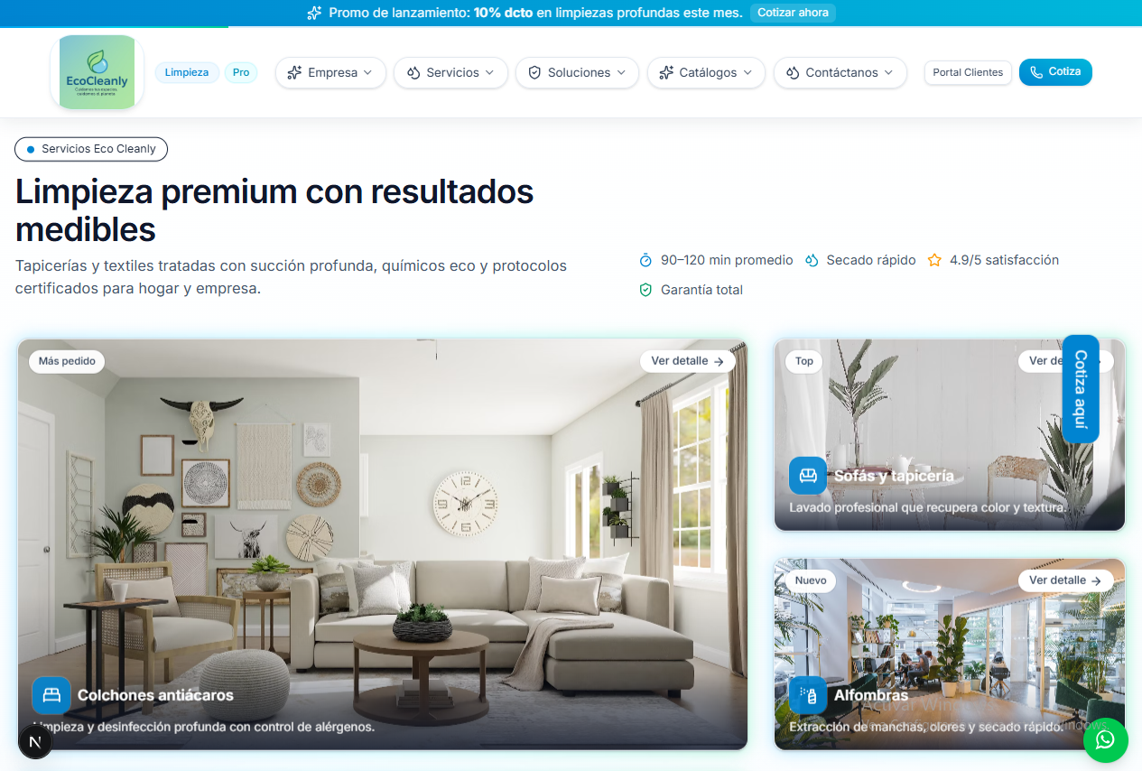 Proyecto 1 – Rubro Limpieza 2