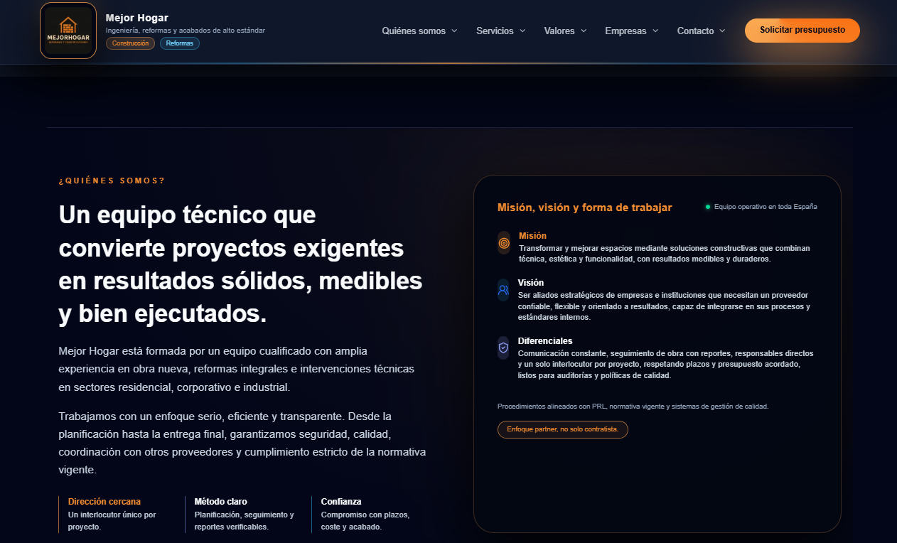 Proyecto 2 – Rubro Construccion 2