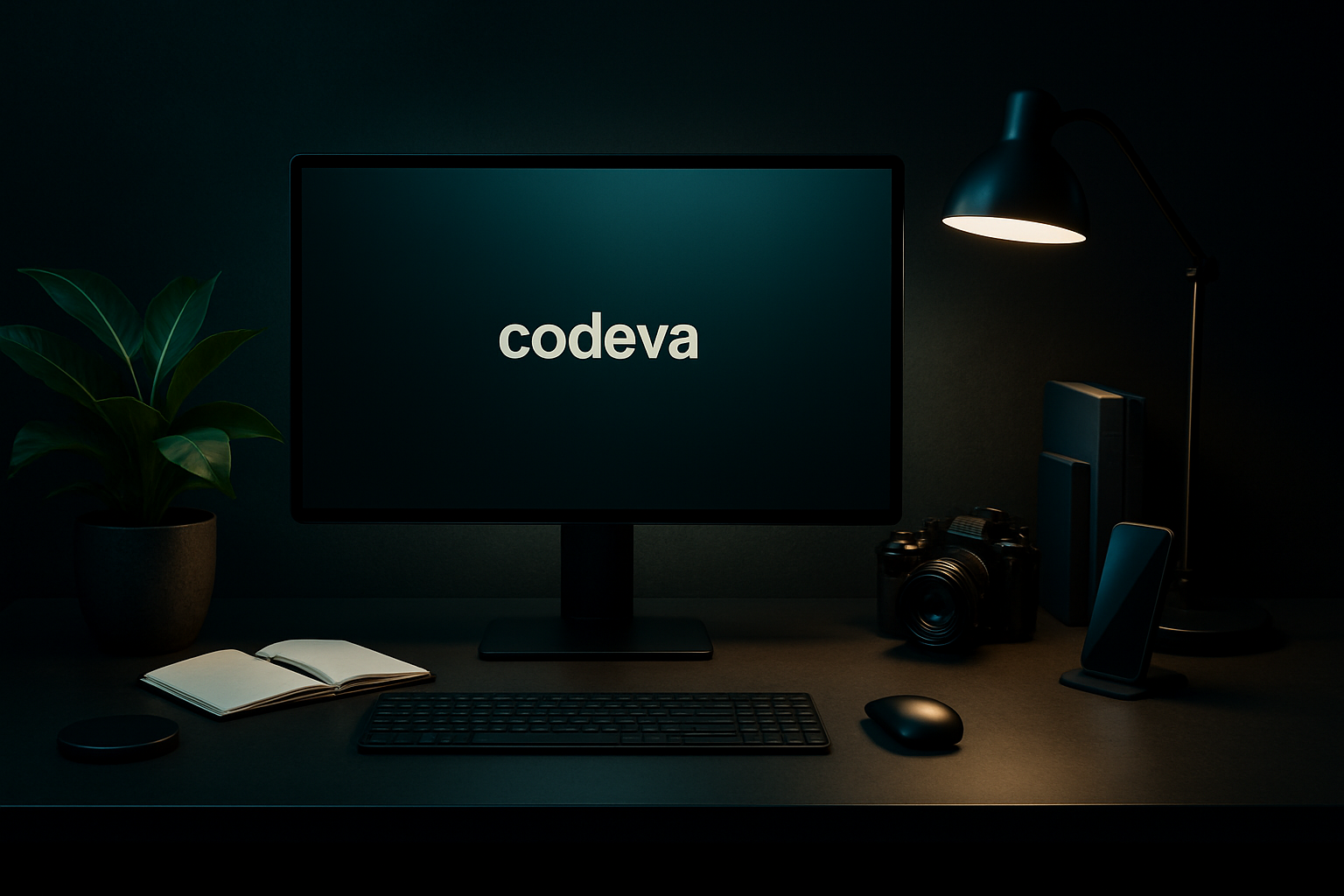 Vista del espacio de trabajo en Codeva Studio