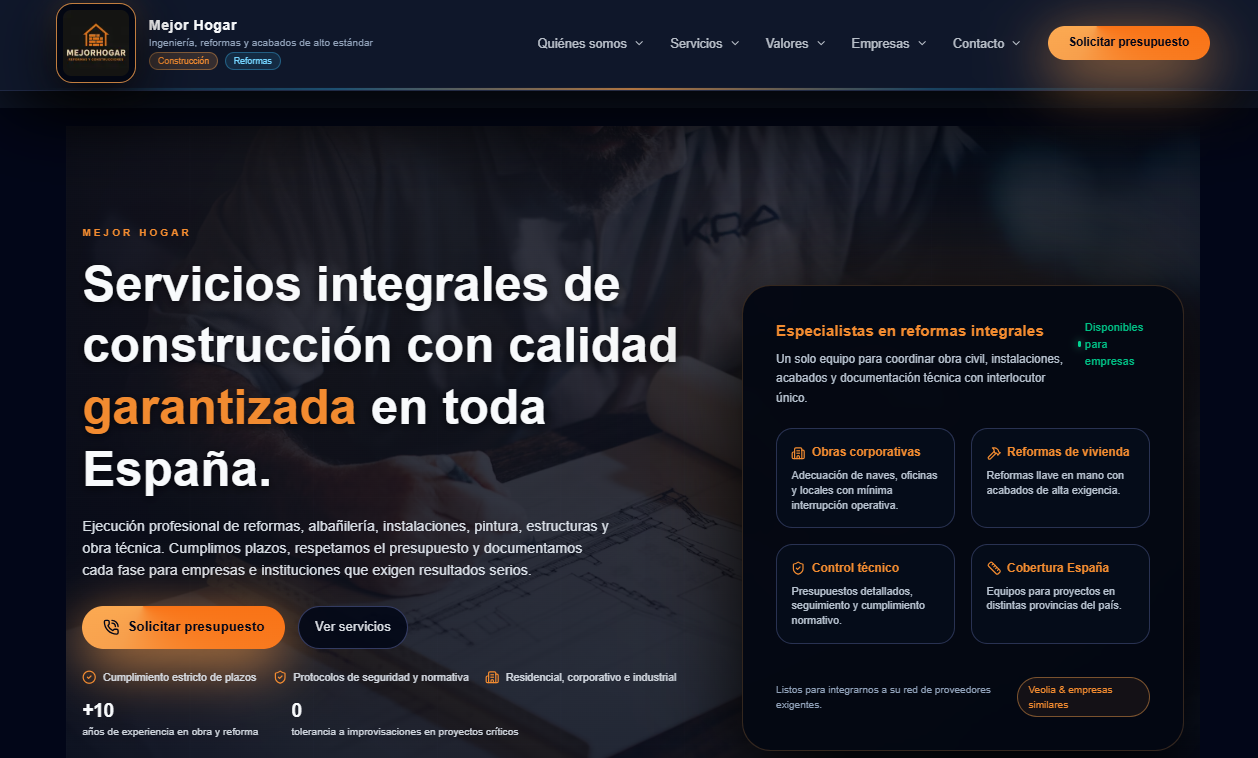 Proyecto 2 – Rubro Construccion