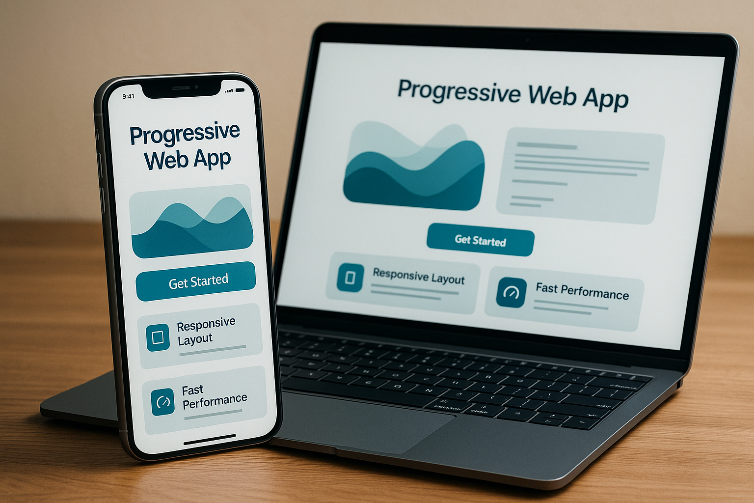 Progressive web app en dispositivos móviles