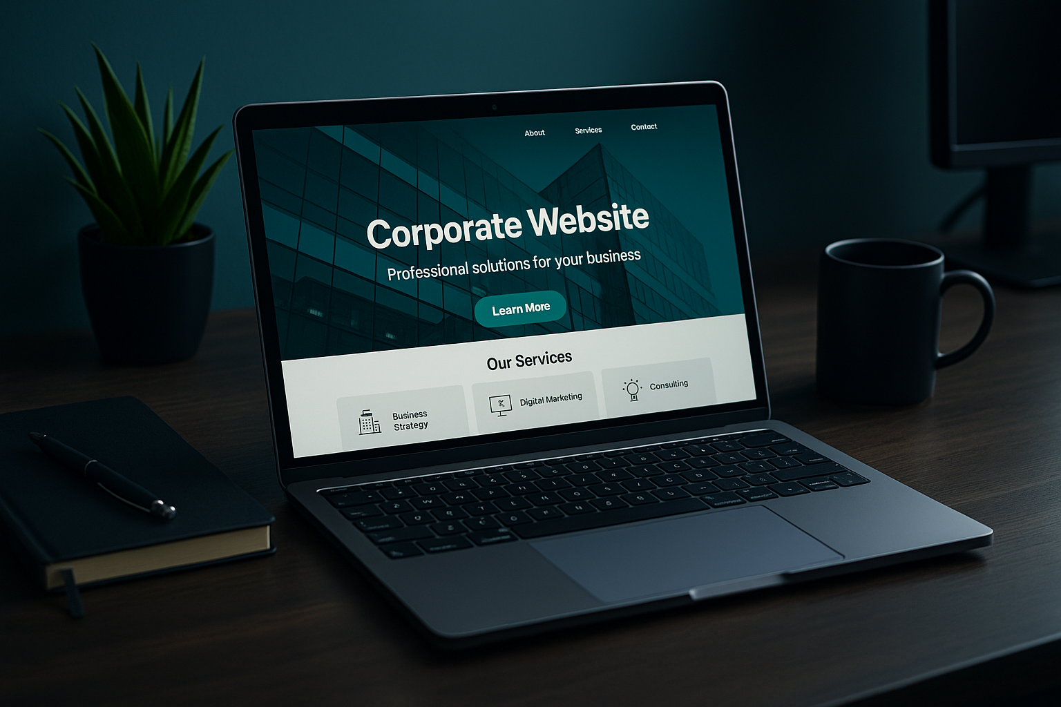 Sitio corporativo profesional